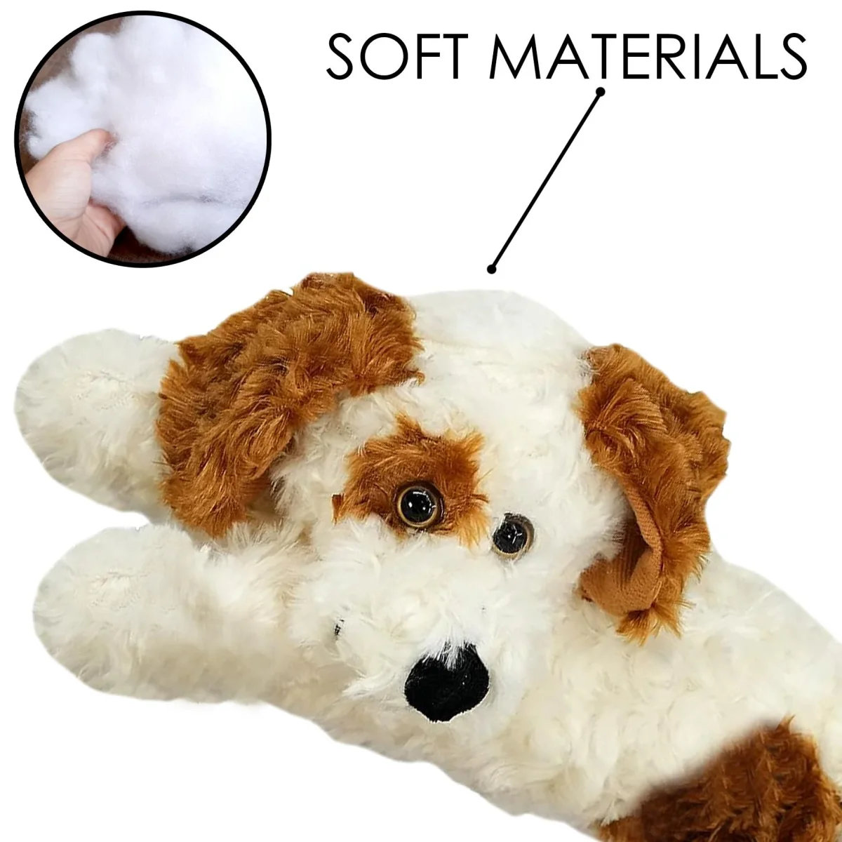 Novelty Cream Dog Draught Excluder for Doors - Bild 5