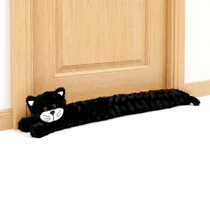 Black Cat Novelty Draught Excluder