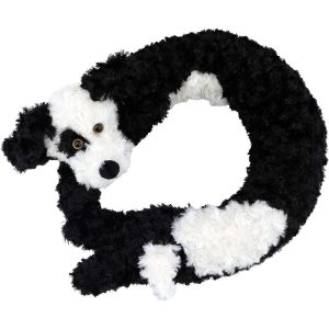 Novelty Black Dog Draught Excluder for Doors