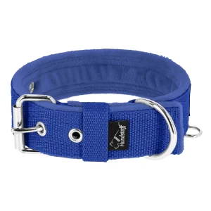 Active Blå - Brett slitstarkt halsband med spänne